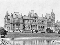 Eaton Hall, Cheshire (by Alfred Waterhouse - dem. 1961) (Image: Lost Heritage)