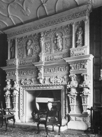 Chimneypiece c.1600, South Wraxall Manor (Image: (c) Nicholas Cooper)
