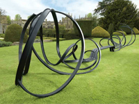 gloucestershire-sudeleycastle-sculpture 'Huge Sudeley Bench' by Pablo Reinoso at Sudeley Castle (Image: Christies)