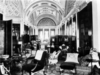 Library (before the fire), Sledmere House, Yorkshire (Image: Country Life)