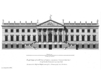 Wanstead House I by Colen Campbell - first proposed design - 1715