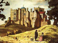 Woodstock Manor, Oxfordshire (dem. 1720) (Image: courtesy of His Grace the Duke of Marlborough and Jarrold Publishing via Smithsonian Magazine)