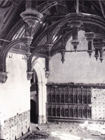 Derelict great hall in 1960s - Bayon's Manor, Lincolnshire (Image: W.T. Jones via Drakes Family)