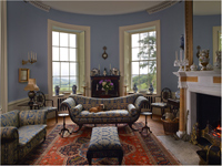 Drawing Room, Hendre House, Carnarvonshire, Wales