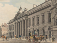 "East India House" by Thomas Malton the Younger (1748-1804), (Wikipedia / Courtesy of the Paul Mellon Collection, Yale Center for British Art, Yale University, New Haven, Connecticut.