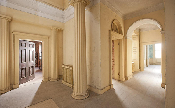 North Vestibule, Trafalgar Park, Wiltshire (Image © Savills)